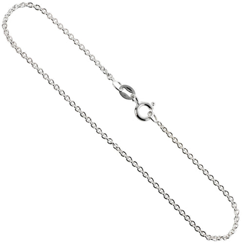 Sterling Silver 8' 1.8mm Cable Chain Bracelet
