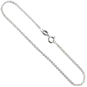 Sterling Silver 8' 1.8mm Cable Chain Bracelet