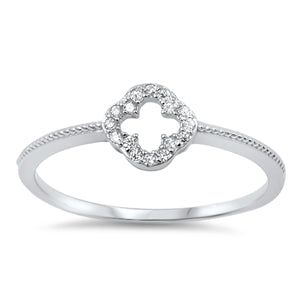 Sterling Silver White CZ Ring