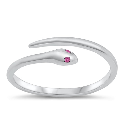 Sterling Silver Snake Ring