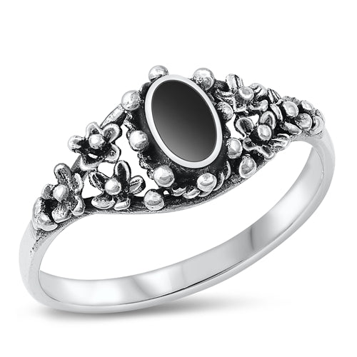 Sterling Silver Genuine Turquoise Ring