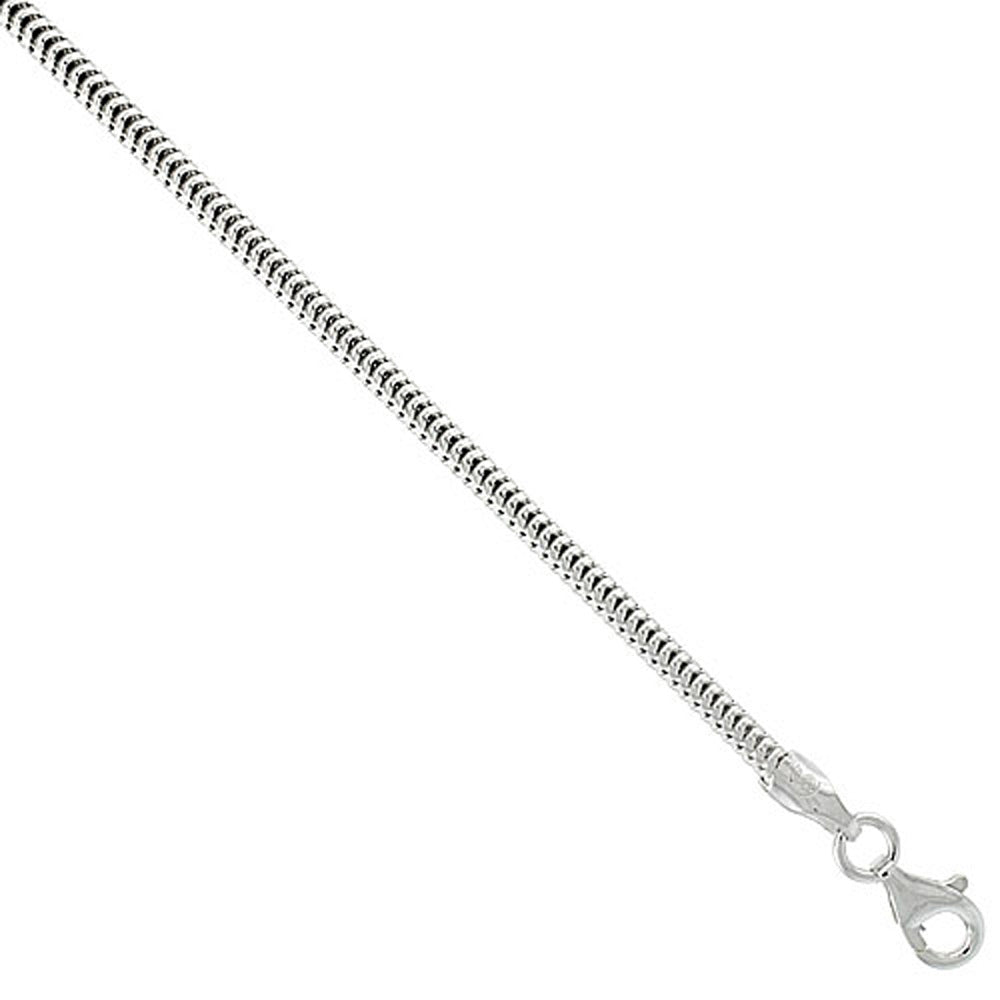 Sterling Silver Very Thick Snake Chain / Bracelet 3mm