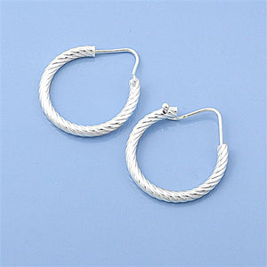 Sterling Silver Hoop Earrings