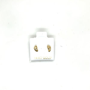 14k Gold Feet Studs