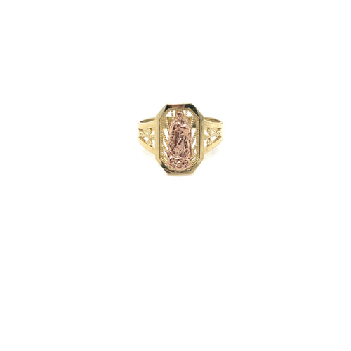 14k Gold Our Lady of Guadalupe Ring