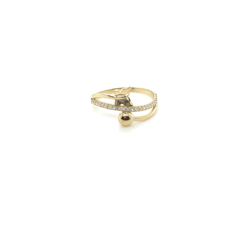 14k Gold Buttefly Ring