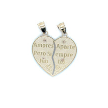 Load image into Gallery viewer, 14K Gold Our Lady of Guadalupe Breakable Heart Pendant