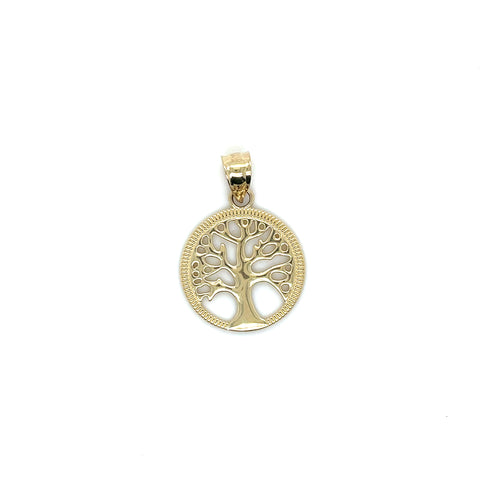 14K Gold Tree of Life Pendant