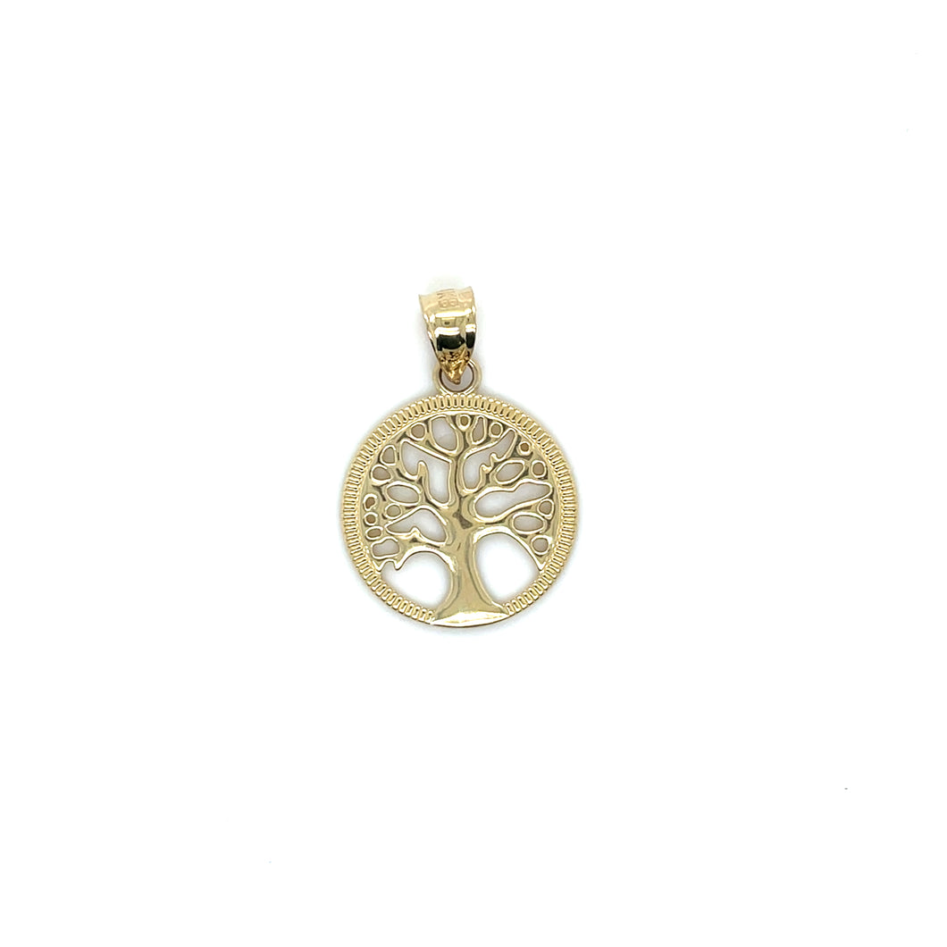 14K Gold Tree of Life Pendant