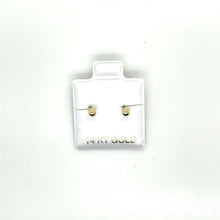 Load image into Gallery viewer, 14k Gold 3D Ball Studs