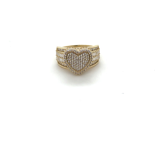 14k Gold Heart Ring