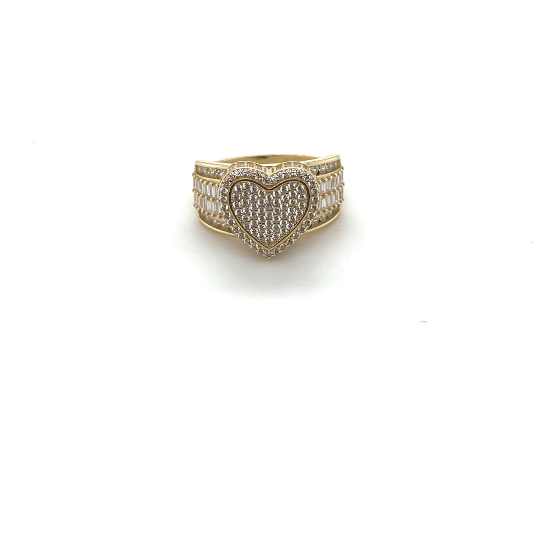 14k Gold Heart Ring