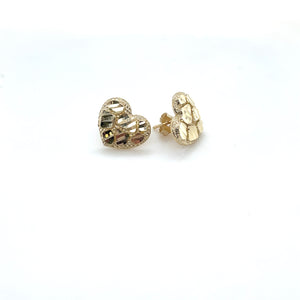 10k Gold Nuggets Earrings