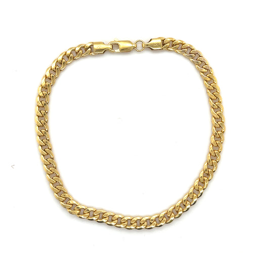 14k Gold Cuban Link Bracelet