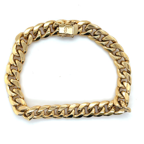 14k Gold Cuban Link Bracelet