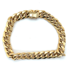 14k Gold Cuban Link Bracelet