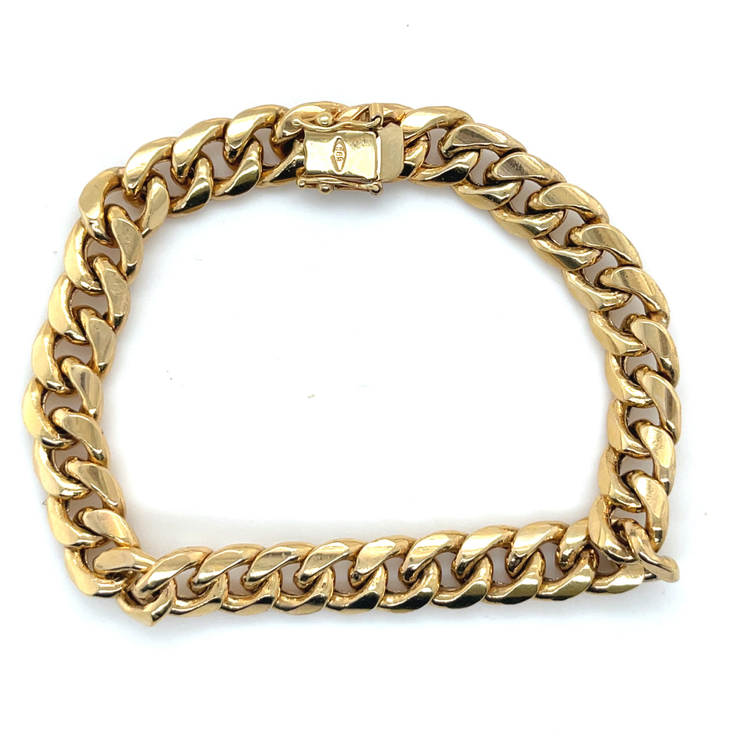 14k Gold Cuban Link Bracelet