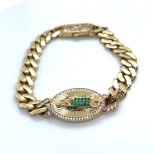 14k Gold Our Lady of Guadalupe Bracelet