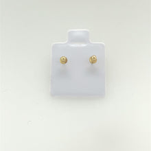Load image into Gallery viewer, 14k Gold Fuscia Butterfly CZ Studs