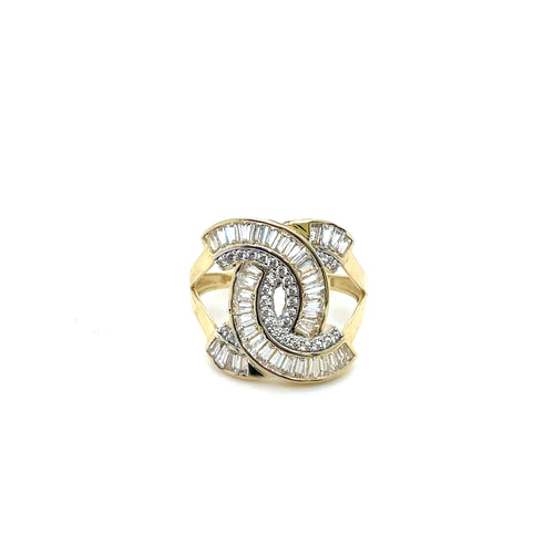 10k Gold CC Ring