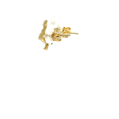 10k Gold LV Earrings