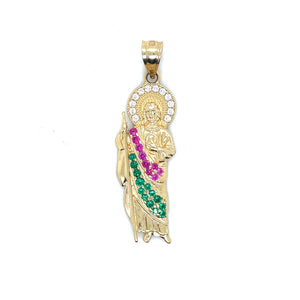 14k Gold Saint Jude Pendant