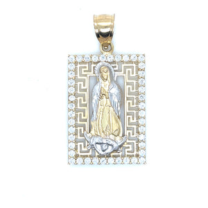 10k Gold Our Lady of Gudadalupe Pendant