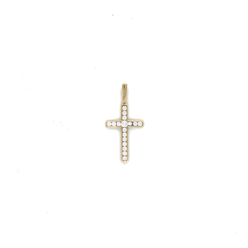 14K Gold Cross Pendant