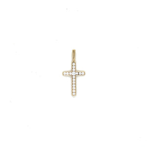 14K Gold Cross Pendant