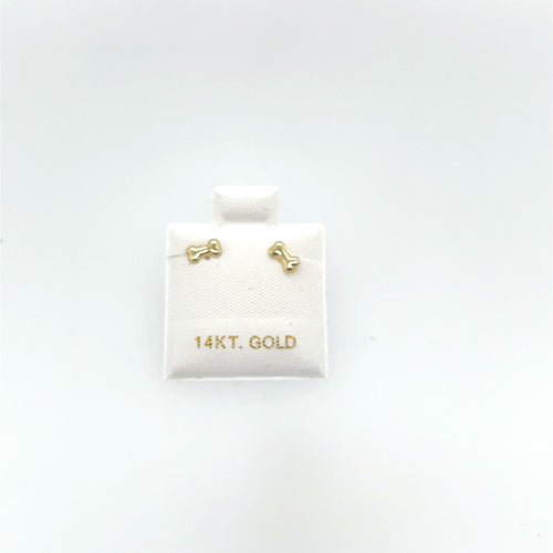 14k Gold Bone Studs