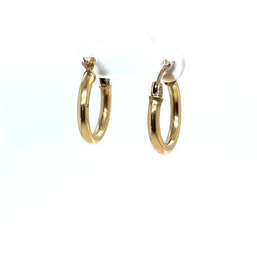 10k Gold Medium Hoops