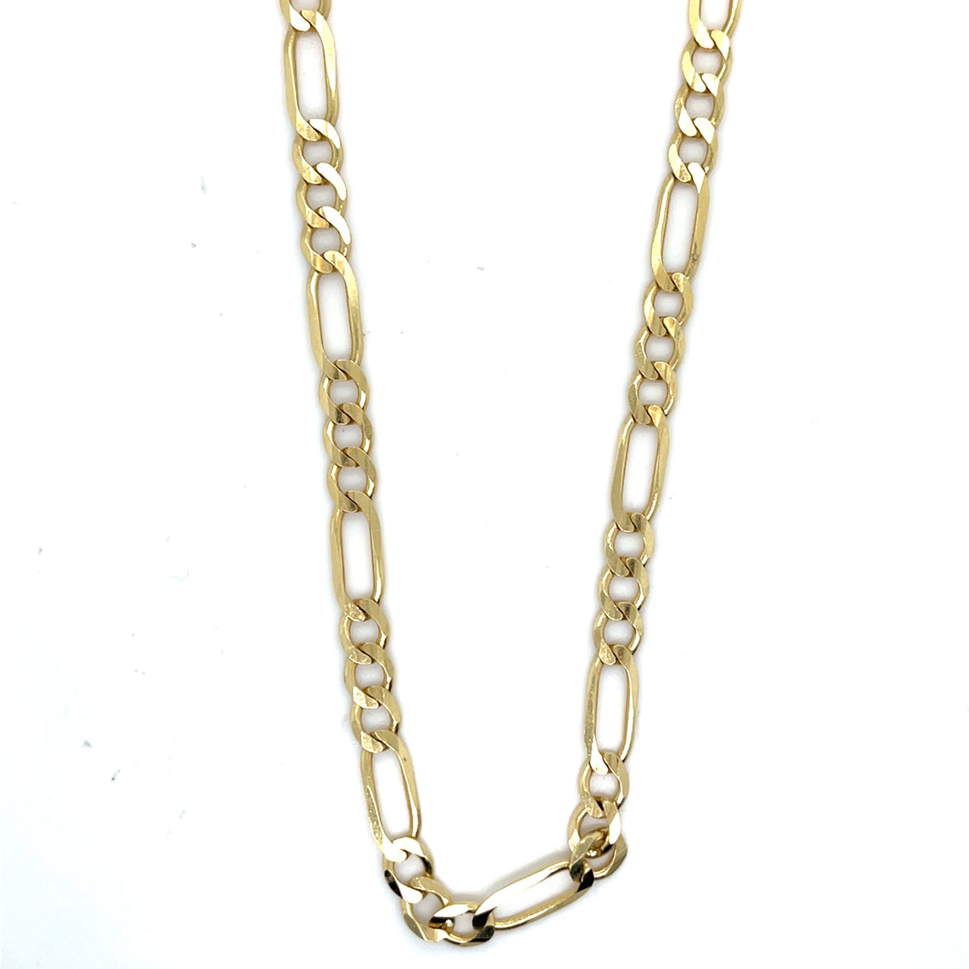 10k Gold Figaro Link Chain