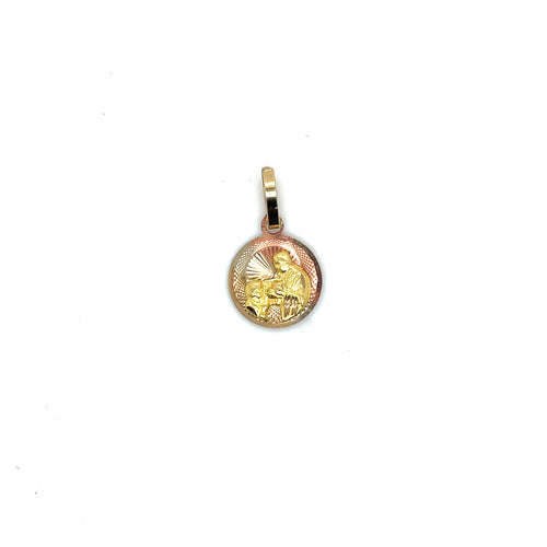 10k Gold Baptism Symbol Pendant