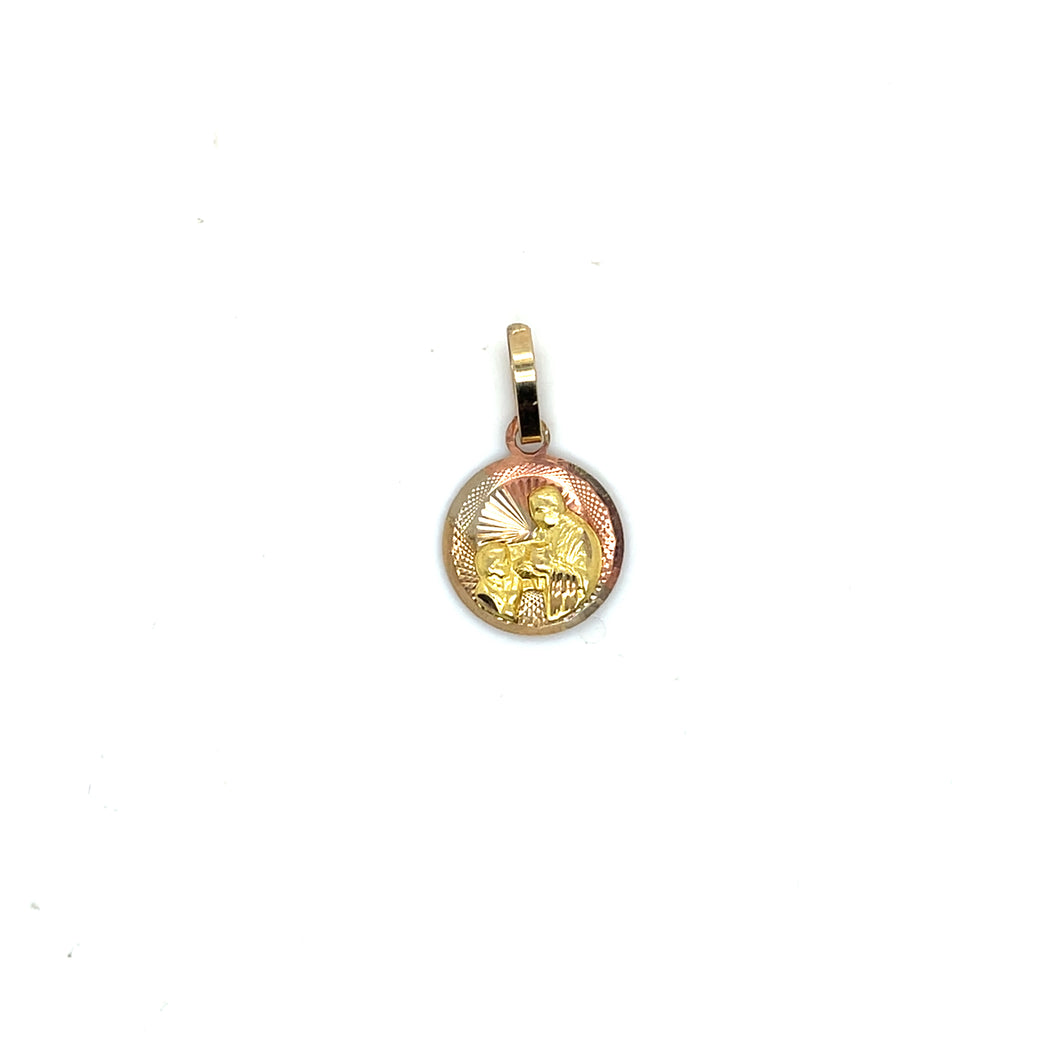 10k Gold Baptism Symbol Pendant