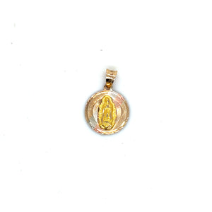 10k Gold Our Lady of Guadalupe Pendant