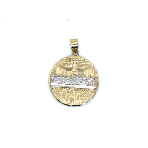 10k Gold Last Supper Pendant