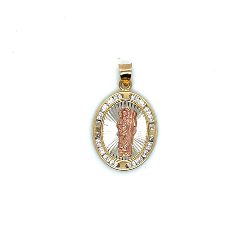 10k Gold Saint Jude Pendant
