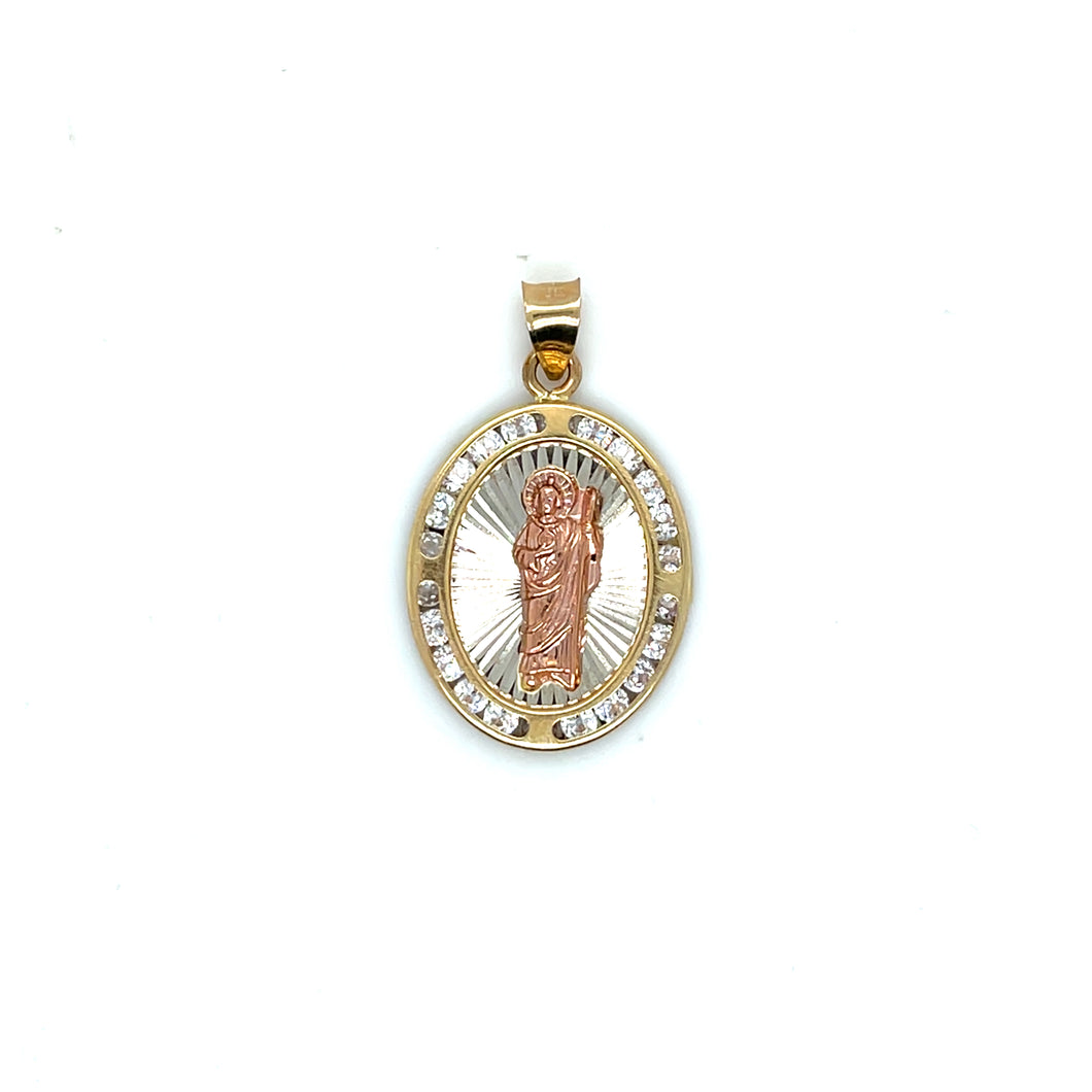 10k Gold Saint Jude Pendant
