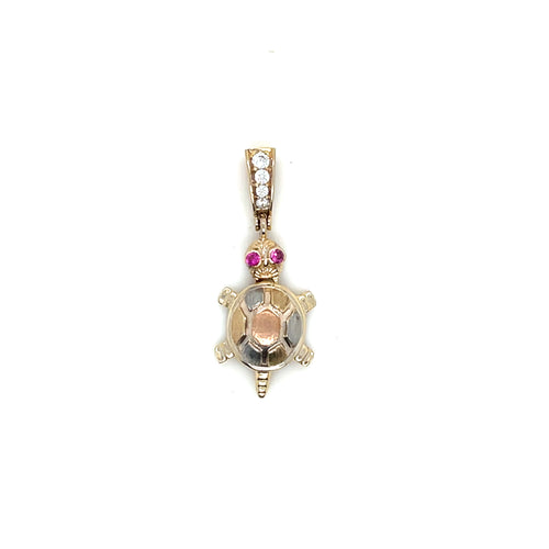 10k Gold Turtle Pendant
