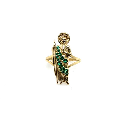 14k Gold Saint Jude Ring