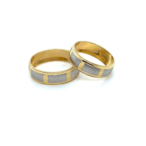 14K Gold Wedding Ring Set