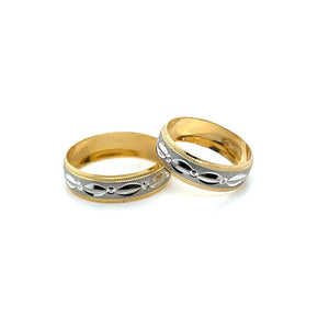 14K Gold Wedding Ring Set