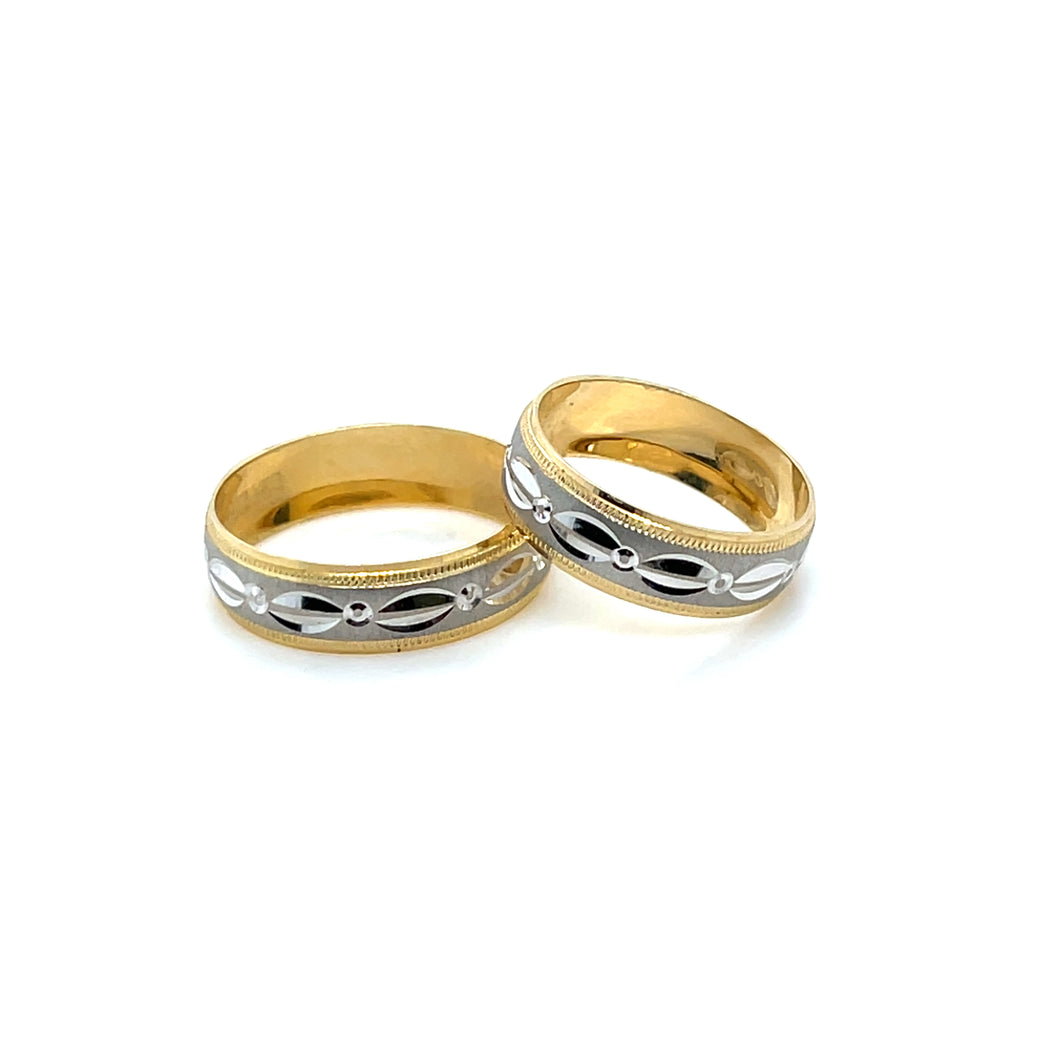 14K Gold Wedding Ring Set