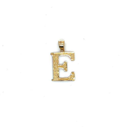 10k Gold Letter Pendant