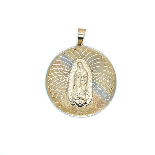 10k Gold Our Lady of Guadalupe Pendant