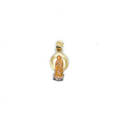 10k Gold Our Lady of Guadalupe Pendant