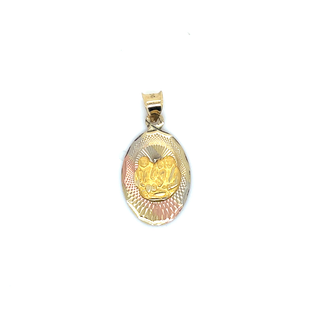 10k Gold Baptism Pendant