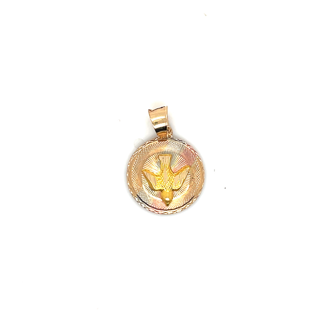 10K Gold Dove Pendant