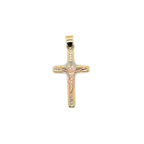 10k Gold Crucifix Pendant