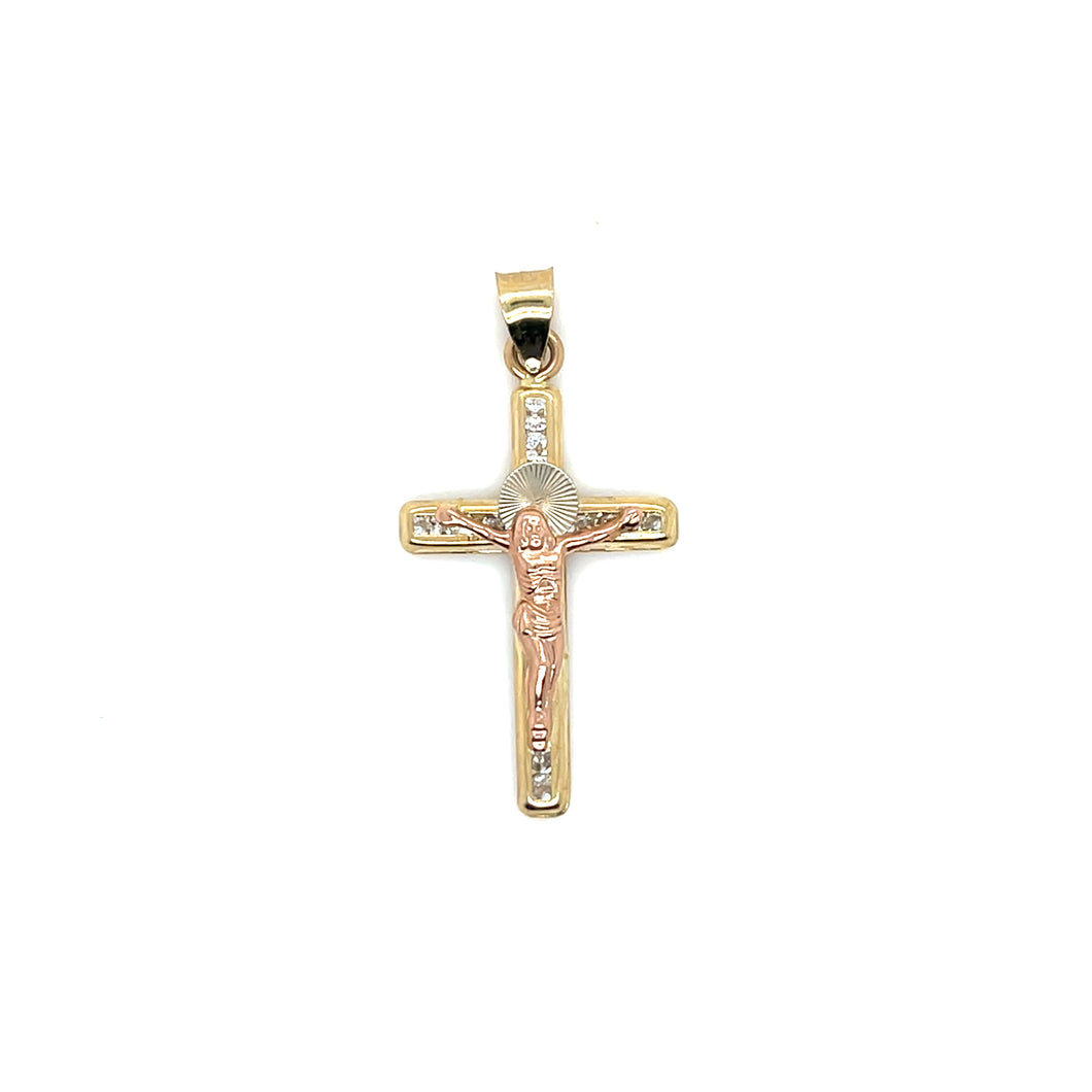 10k Gold Crucifix Pendant